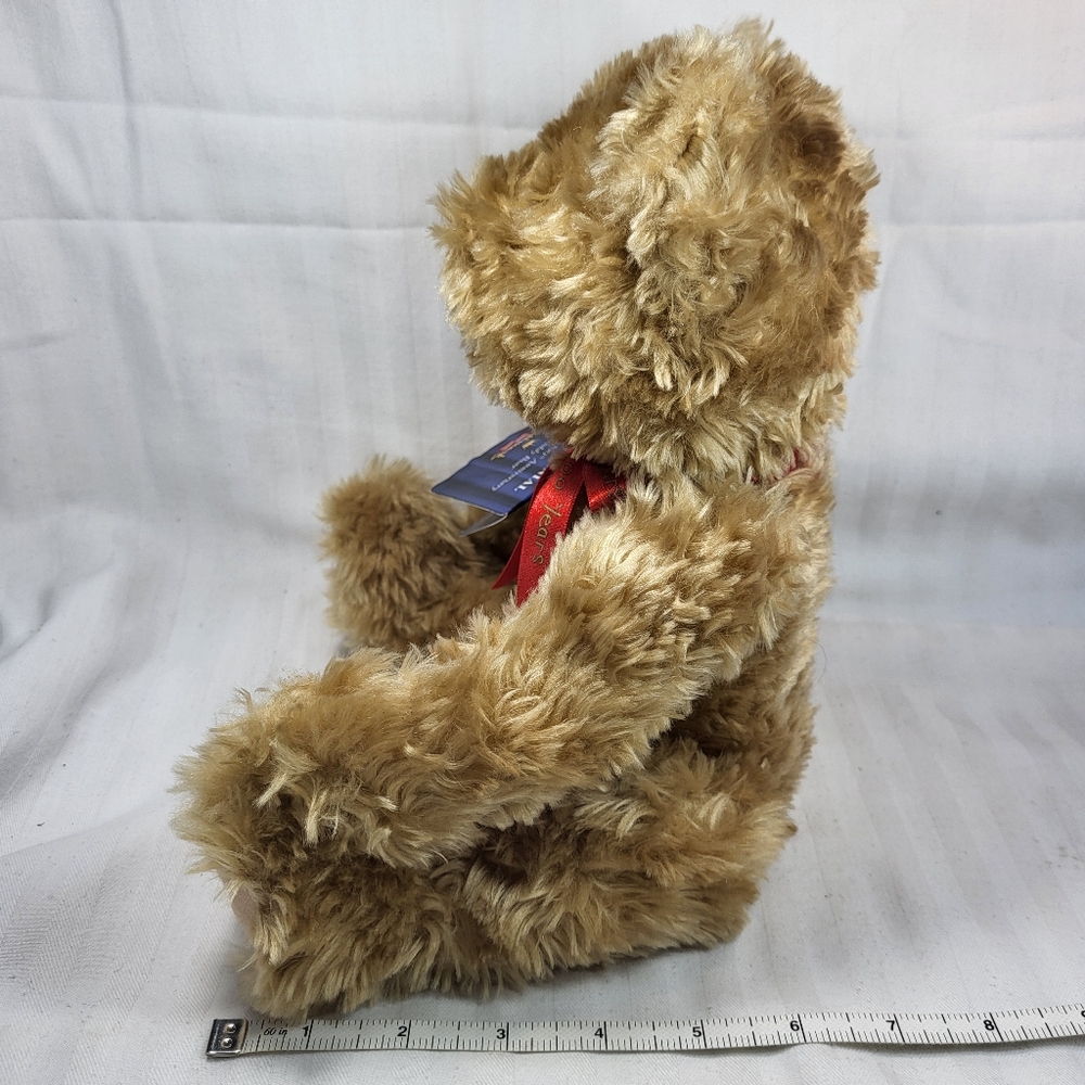 Hallmark Teddy Tennial Bear 100th Anniversary Jointed 14” Stuffed Plush NOS NWT - Picture 4 of 16